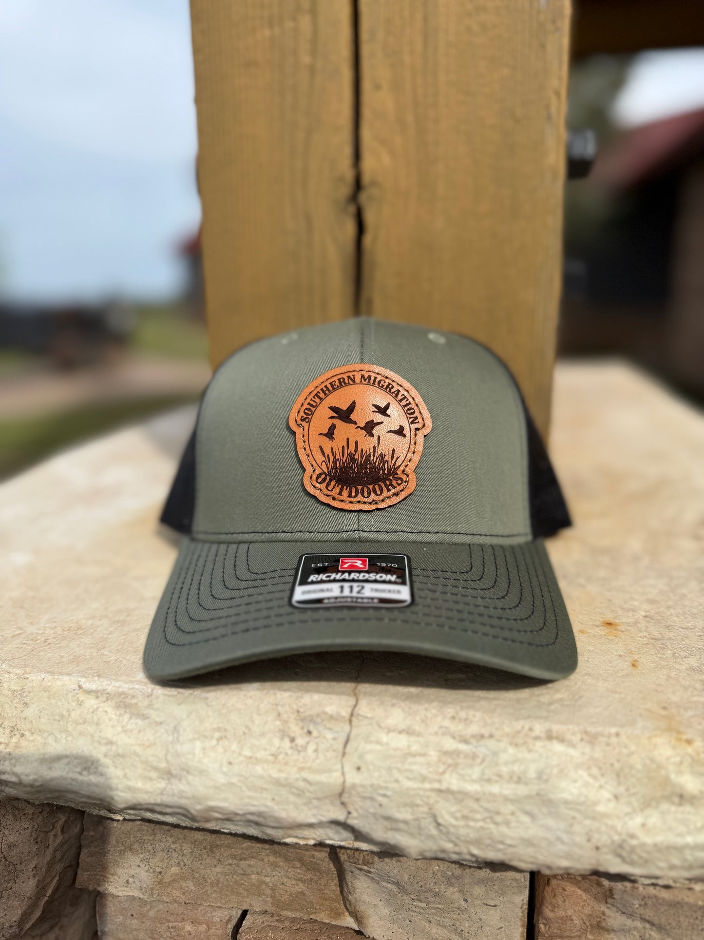 Leather Patch Hats