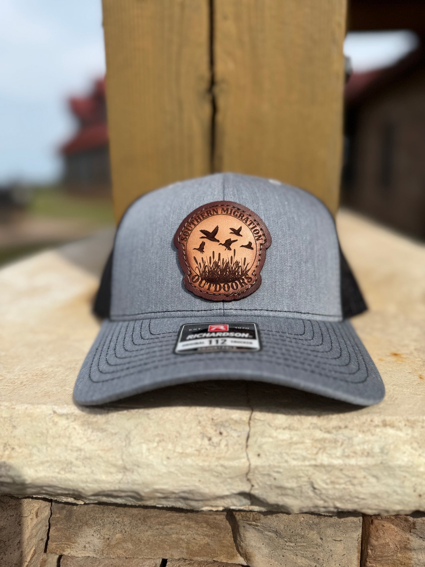Leather Patch Hats